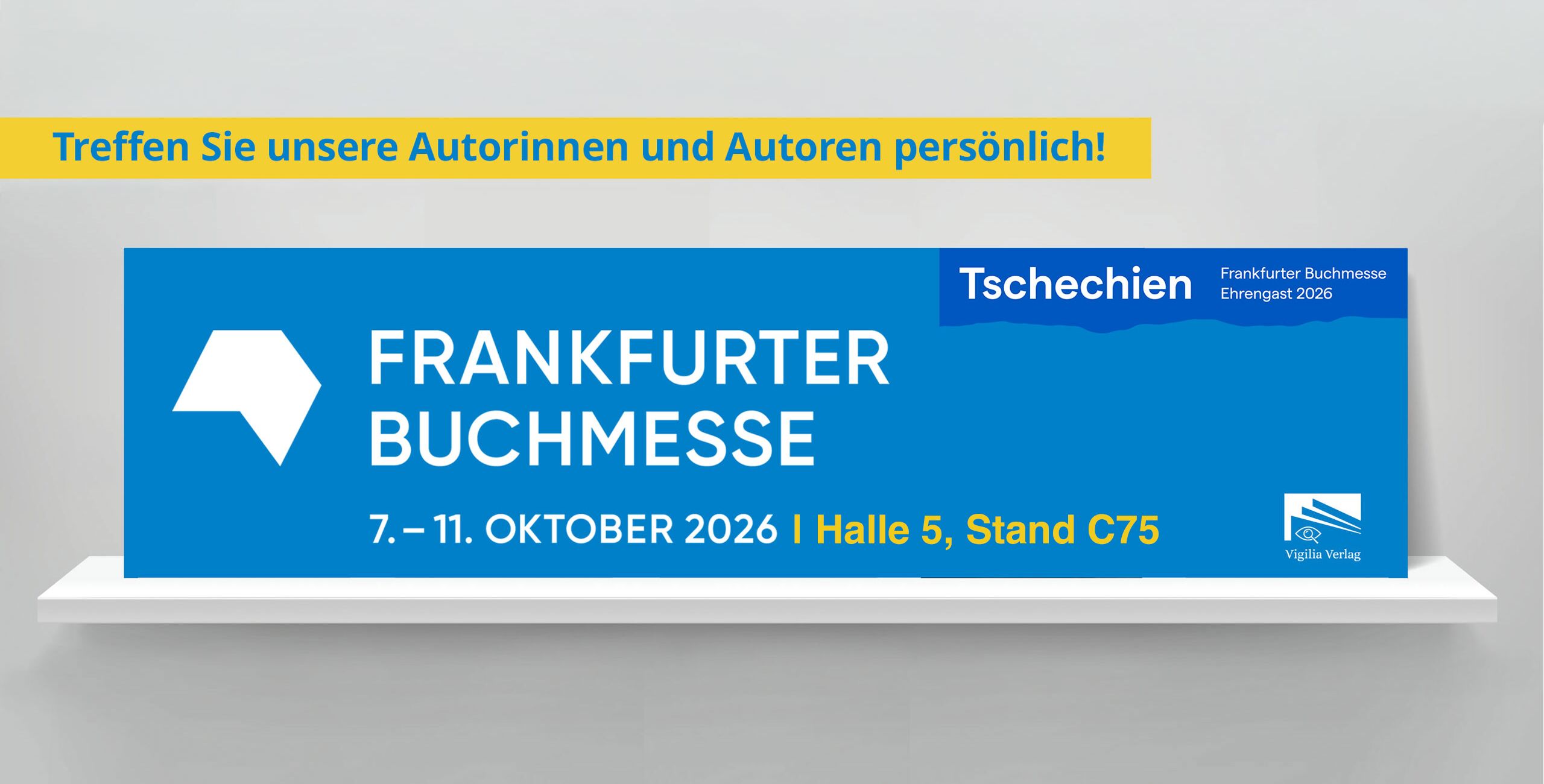 Treffen Sie unsere Autorinnen und Autoren auf der Frankfurter Buchmesse vom 07.–11. Oktober 2026
